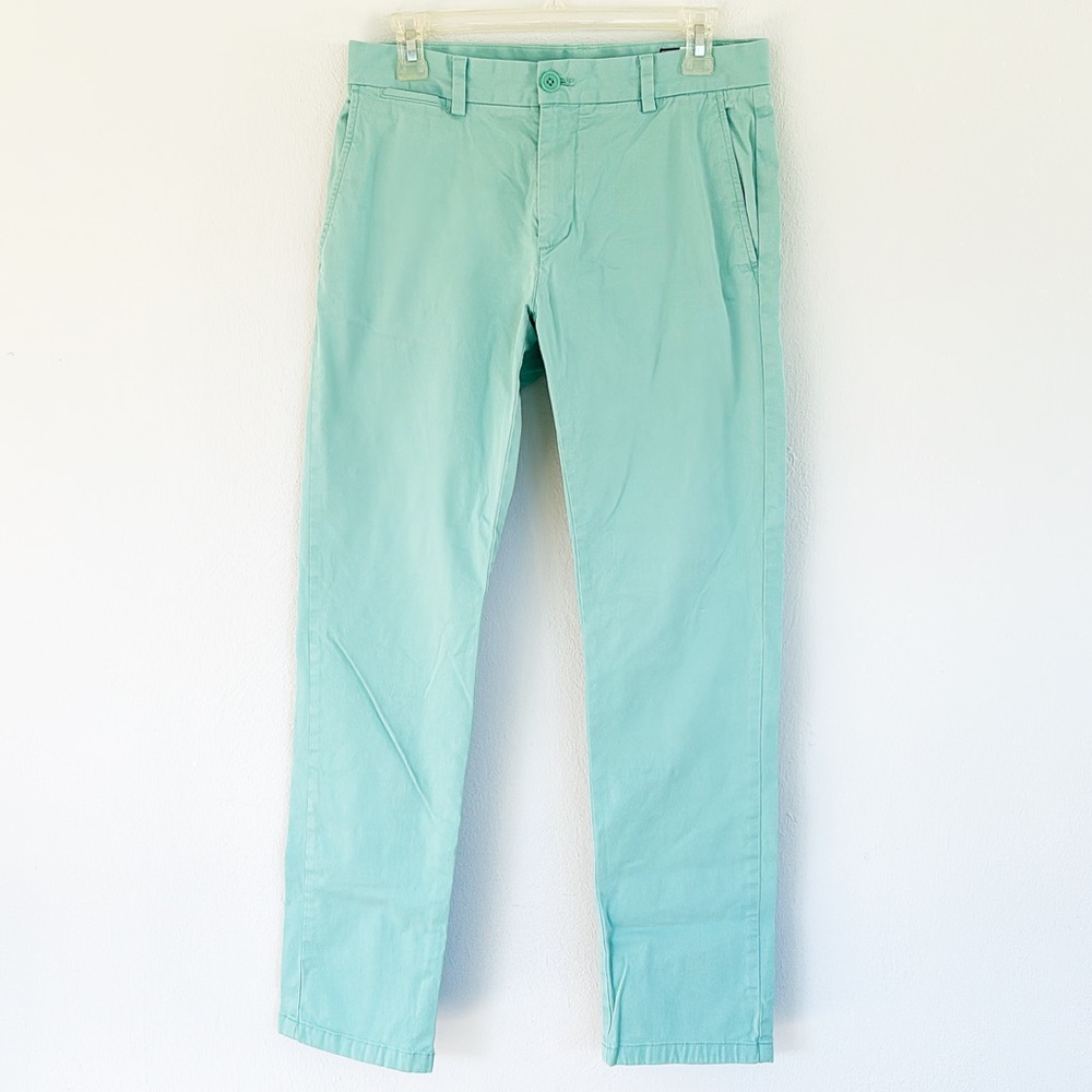 Vineyard Vines Shep & Ian slim pant mint green cotton chino pants size 30x32